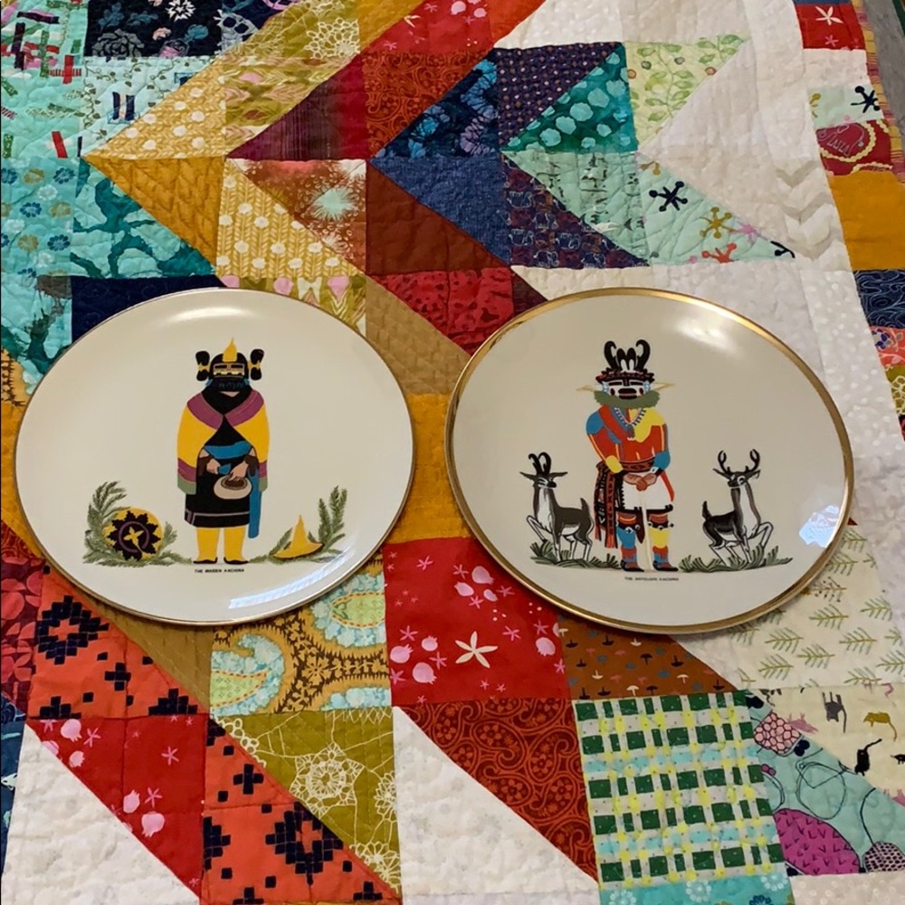 🌞Vintage 1970s Kachina Plates